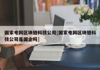 国家电网区块链科技公司[国家电网区块链科技公司是国企吗]